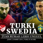 Prediksi Bola Turki vs Swedia 25 Maret 2016